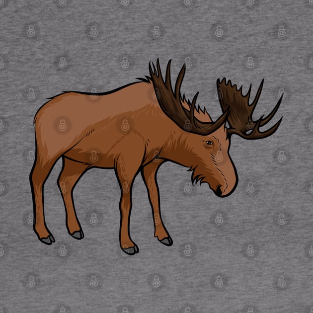 Moose by Sticker Steve